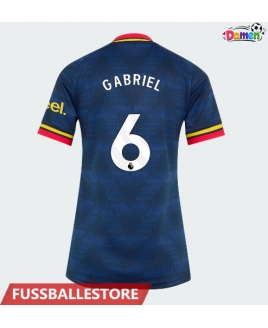 Günstige Arsenal Gabriel Magalhaes #6 Auswärtstrikot Damen 2026-27 Kurzarm